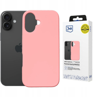 Këse mbrojtëse 3MK Hardy MagSilicone për iPhone 16, silikon, rozë