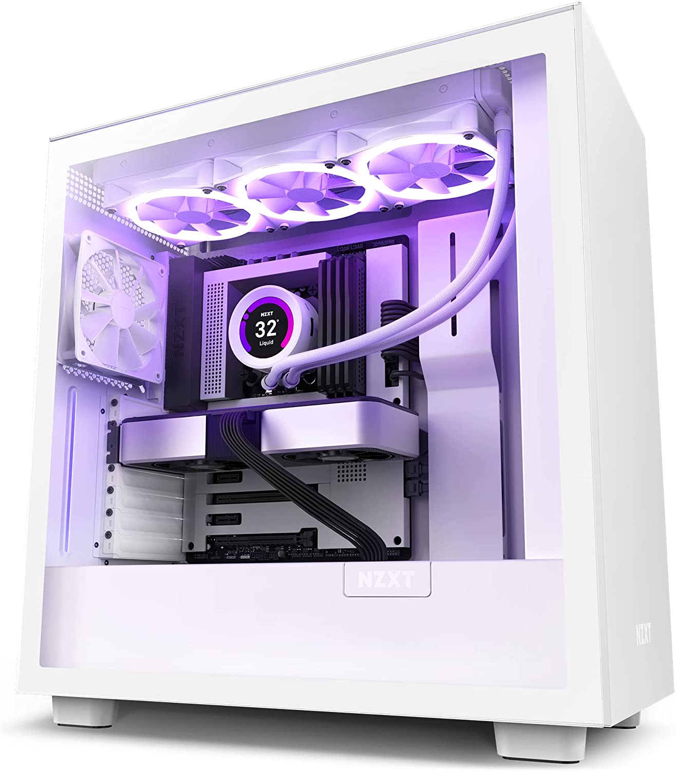 NZXT H7 - Kasë kompjuteri - e bardhë
