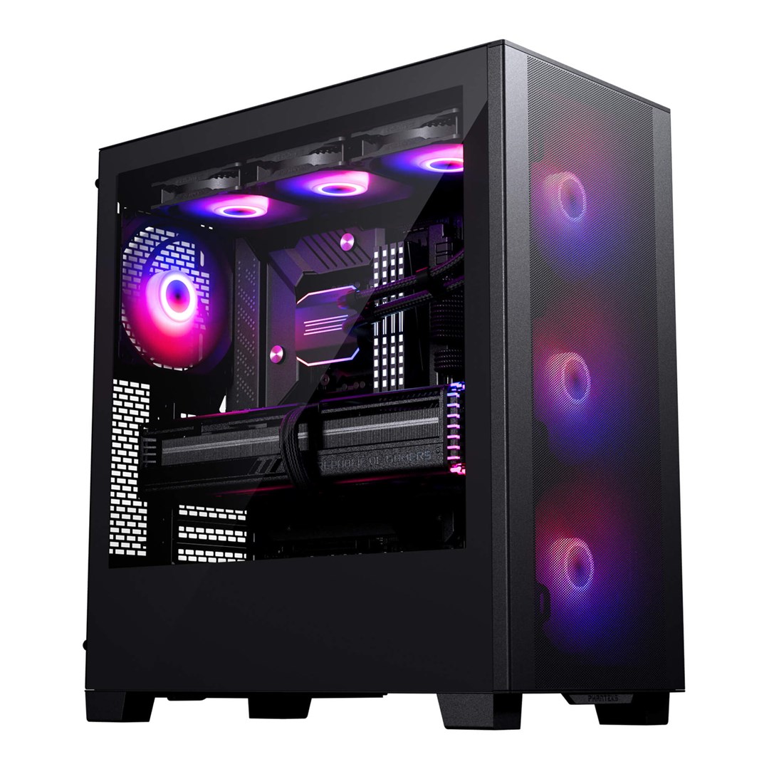 Kasë për kompjuter Phanteks XT Pro, MIDI Tower, D-RGB, e zezë