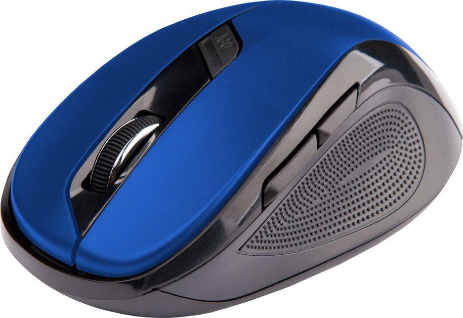 Maus C-Tech WLM-02B, wireless, USB, i zi dhe i kaltërt