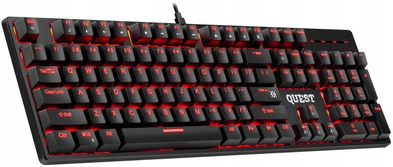 Tastierë gaming Defender Quest GK-596, mekanike, RGB, e zezë