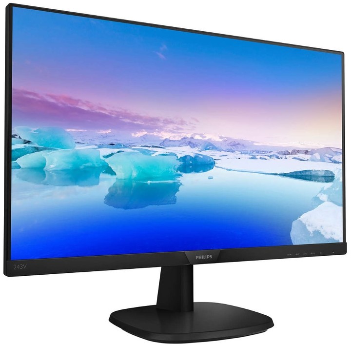 Monitor Philips 243V7QDSB - LED, 23.8", 1920 x 1080, Full HD, i zi