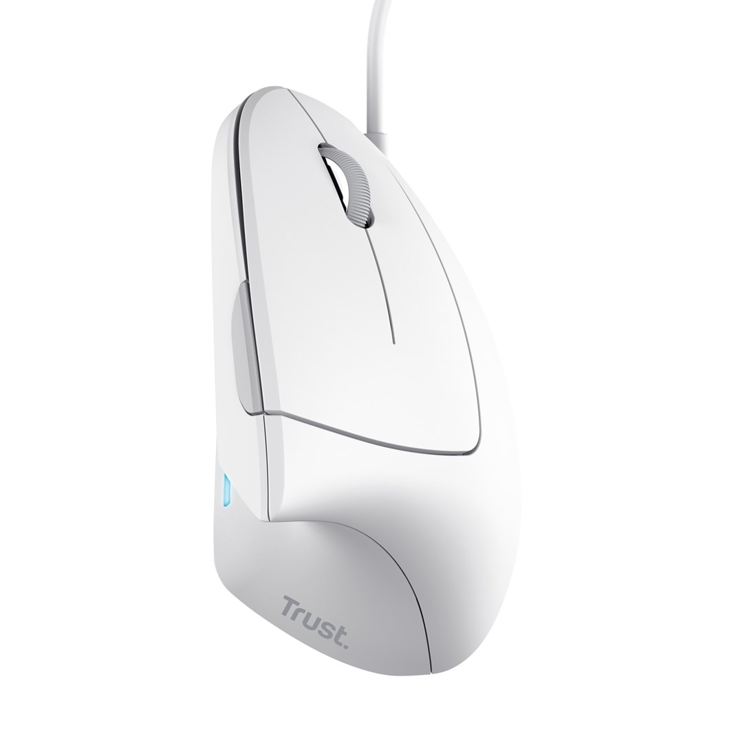 Maus Trust Verto, USB Type-A, i bardhë