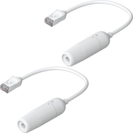 Kabllo rrjeti Ubiquiti UACC-Cable-Extender-C6A, Cat6a, 0.185m, e bardhë