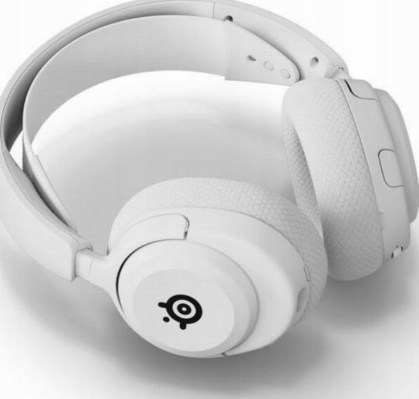 Kufje gaming SteelSeries Arctis Nova 5 Wireless, pa tela, 60 orë bateri, të bardha