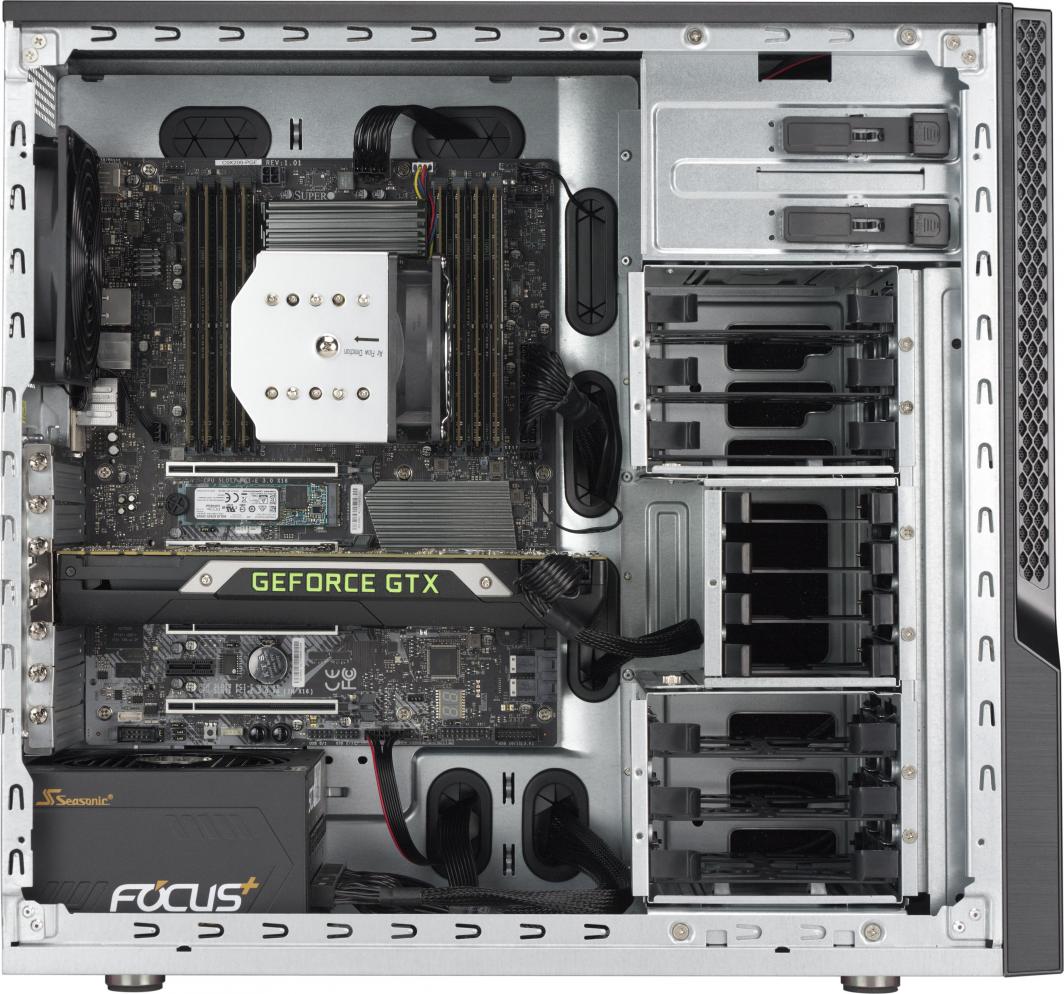 Kasë SuperMicro SuperChassis GS5A-754K, Midi Tower