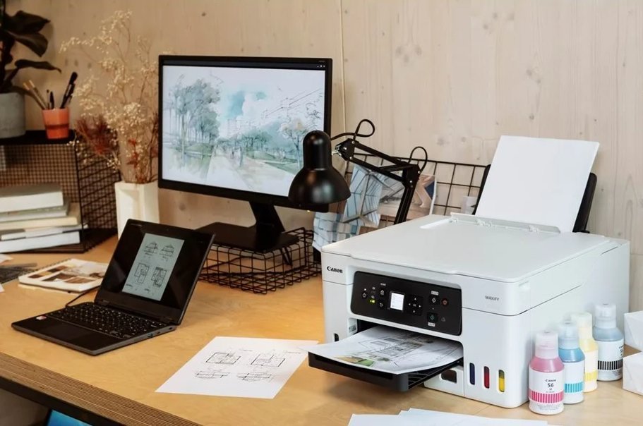 Pajisje multifunksionale Canon Maxify GX3050, inkjet, Wi-Fi, e zezë