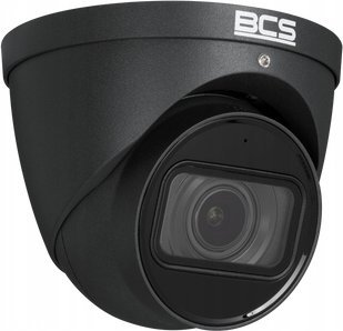 Kamerë IP dome BCS Line BCS-L-EIP55VSR4-AI1-G, 5MP, lente motozoom 2.7–13.5mm, e bardhë
