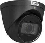 Kamerë IP dome BCS Line BCS-L-EIP55VSR4-AI1-G, 5MP, lente motozoom 2.7–13.5mm, e bardhë
