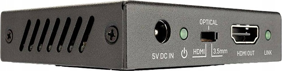 Audio embedder HDMI Lindy 18G, 4K 60Hz HDR, TosLink dhe 3.5mm, i zi
