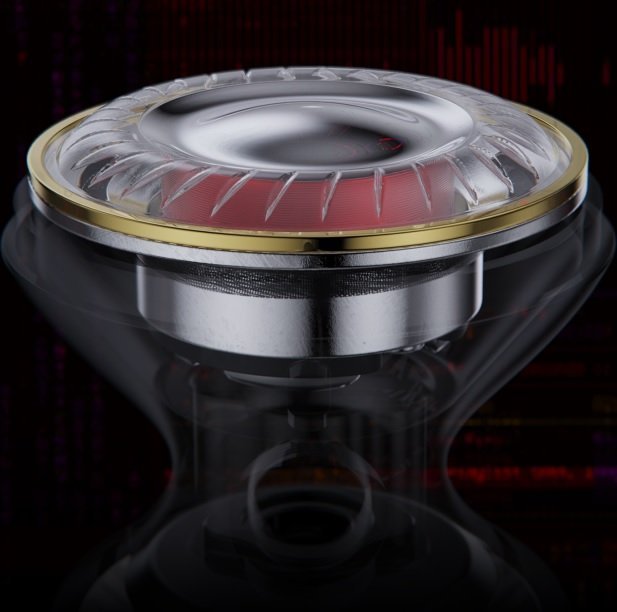 Kufje FiiO FF3, in ear, shofer dinamik 14.2mm berilium, argjend i zi