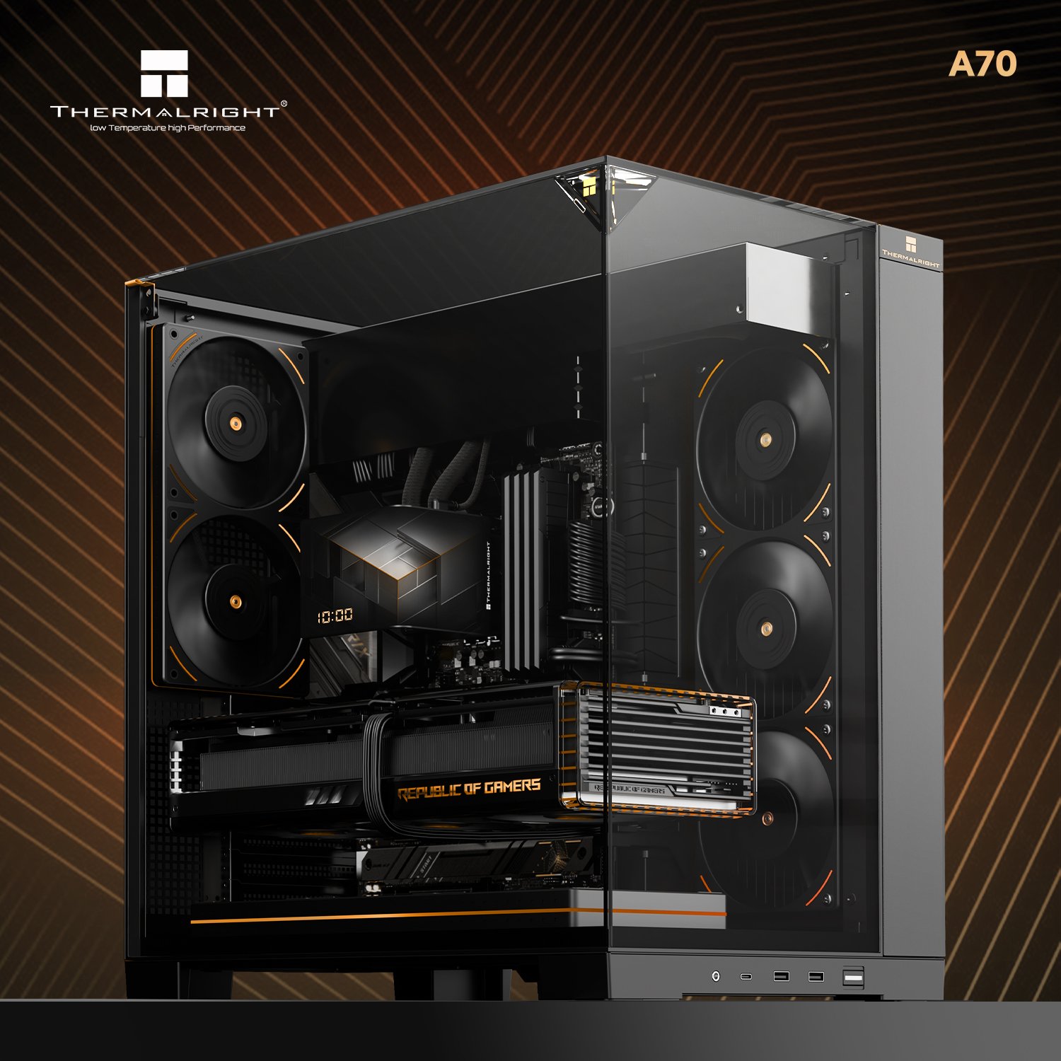 Kasë Thermalright A70 FanUB,e zezë