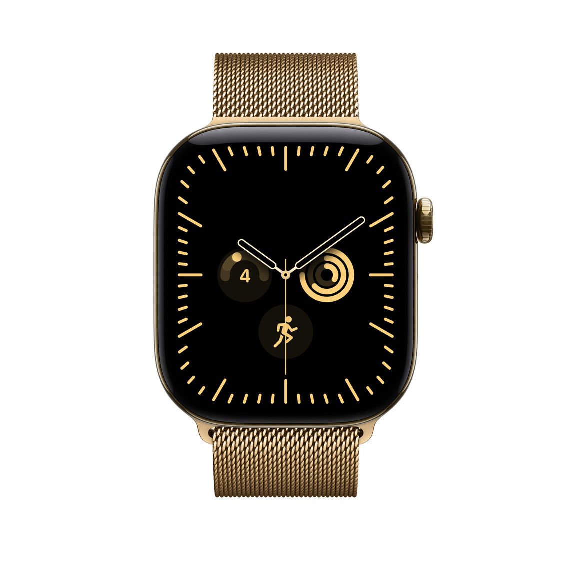Apple Watch 46mm Radiant Gold Milanese Loop, S/M