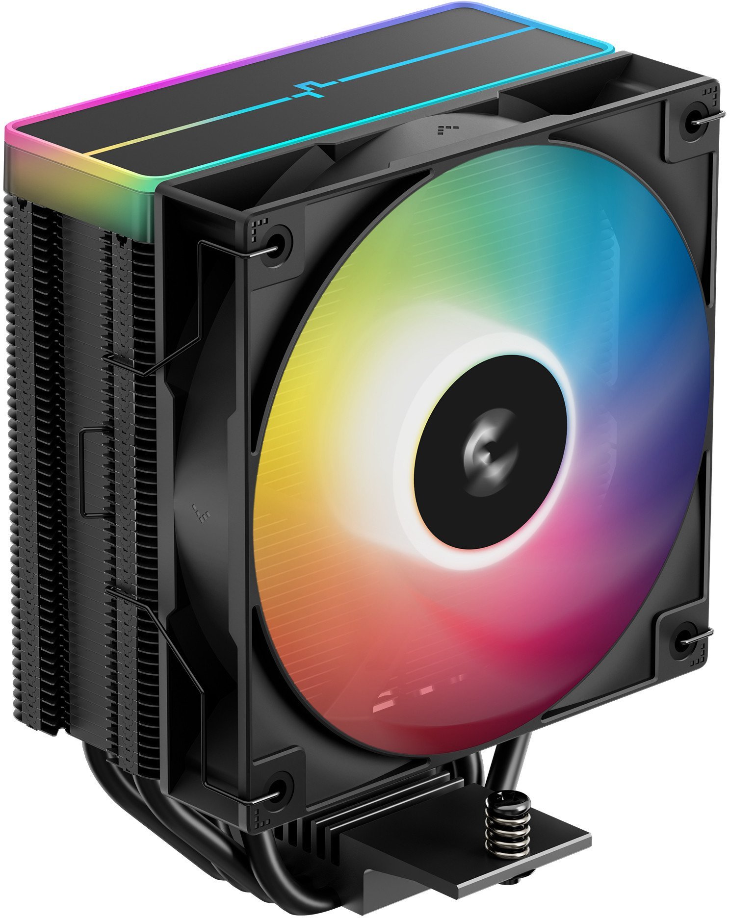 Ftohës CPU DeepCool AG400 BK ARGB V2, 120mm, ARGB, i zi