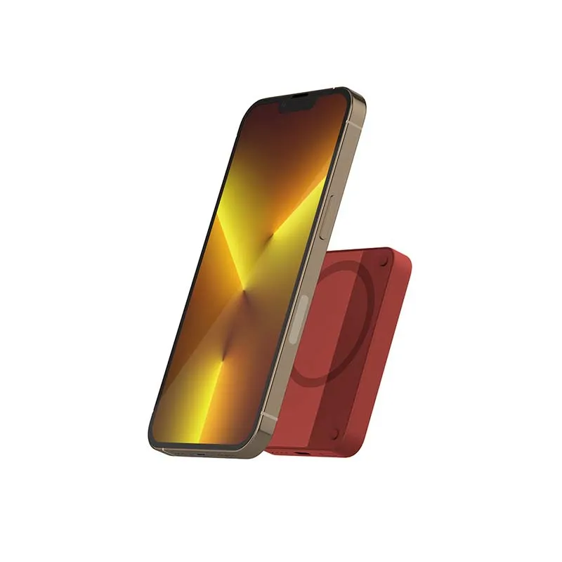 Power Bank EPICO Magnetic Wireless, 4200mAh, 15W, MagSafe, i kuq