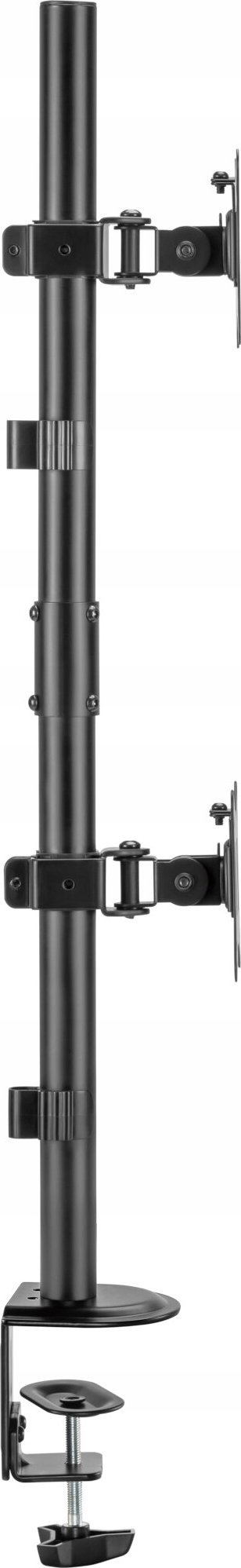 Mbajtëse tavoline për monitorë Gembird MA-D2-02, për 2 monitorë 17"-32", rrotullim dhe anim, e zezë