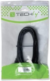 Adapter video Techly ICOC-DSP-V-018, DisplayPort në VGA, 1.8 m, i zi