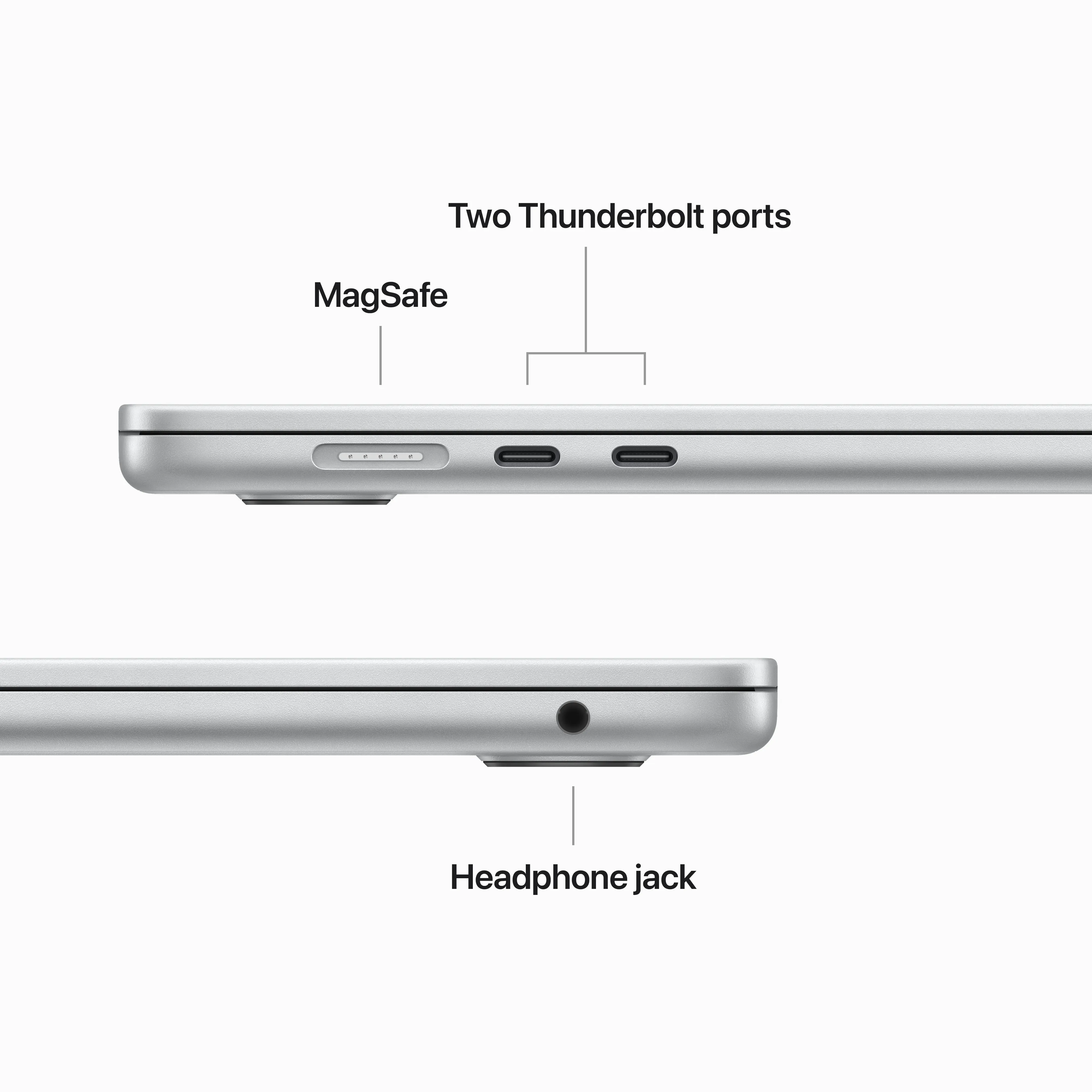 Apple MacBook Air 15", M2 8-Core CPU, 16GB, 512GB, 10-Core GPU, Silver