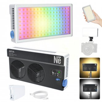 Dritë LED Newell Arya RGB, 40W, Bi Color, e bardhë