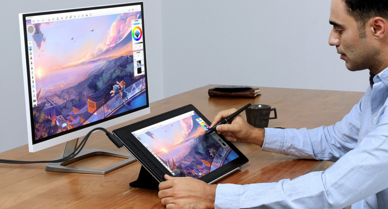 Tablet grafik Huion Kamvas Pro 16, 15.8", i hirtë