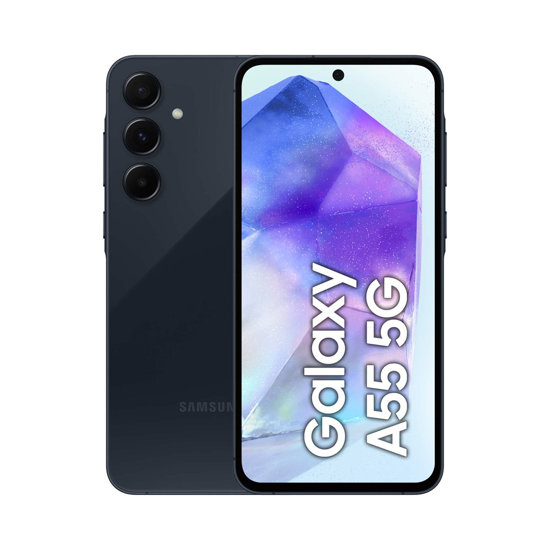 Celular Samsung Galaxy A55 5G, 6.6", 256GB, 8GB RAM, Samsung Exynos, i kaltër