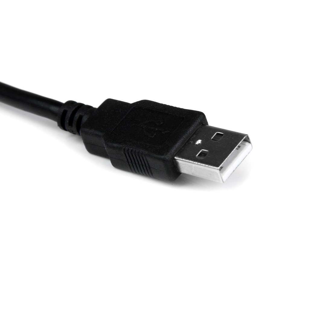 Përshtatës StarTech, USB 2.0 në Serial RS232 ICUSB232PRO, 921.6 Kbps, i zi