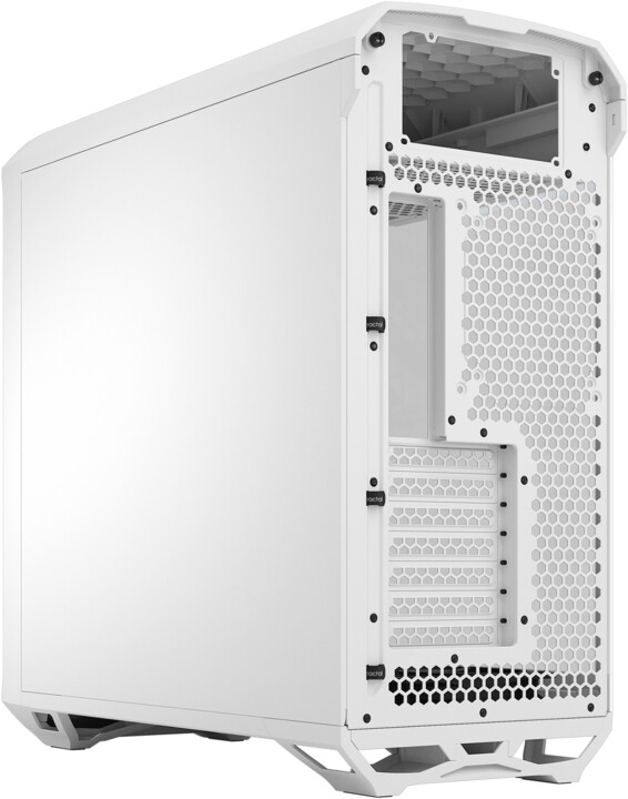 Kasë kompjuteri Fractal Design Torrent White TG Clear Tint