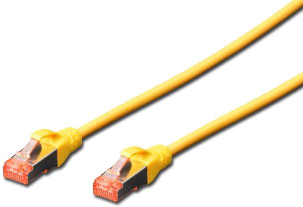 Kabllo rrjeti Digitus Patch cable S/FTP cat.6, 5m, e verdhë