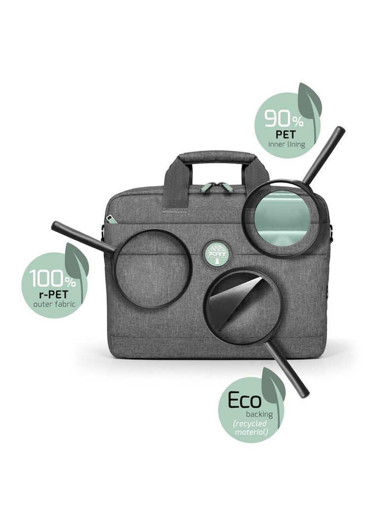 Çantë dore për laptop Port Designs YOSEMITE Eco TL, 14", e hirtë