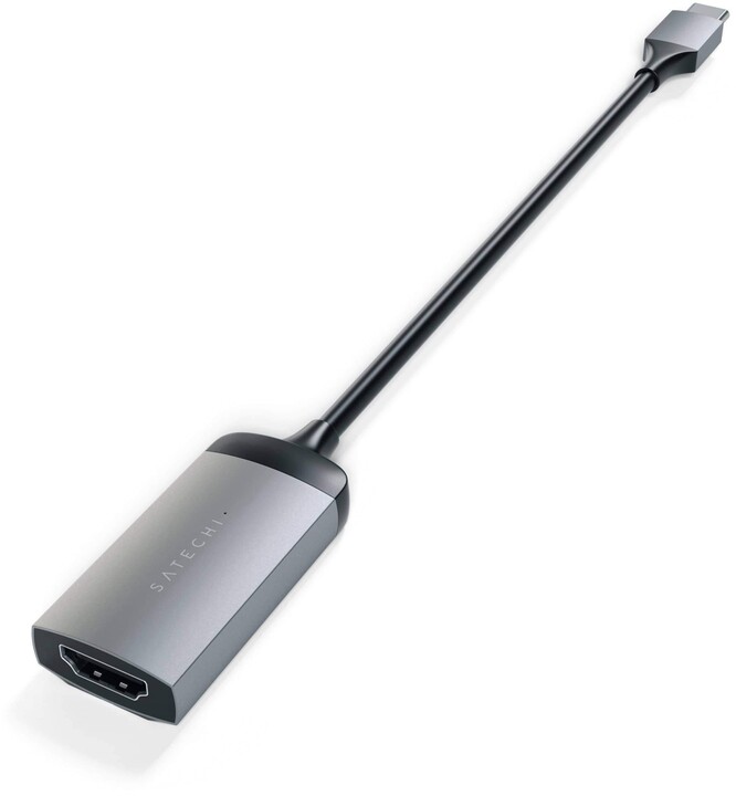 [OUTLET] Përshtatës SATECHI, USB-C në HDMI 4K, e hirtë