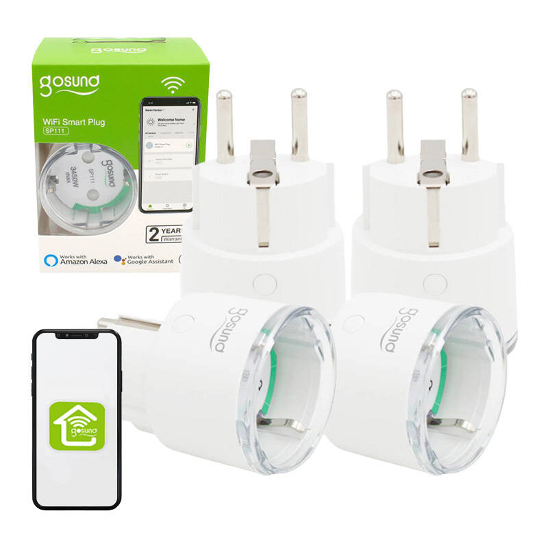 Prizë smart Gosund SP111 set 4 copë, WiFi, matje energjie, e bardhë