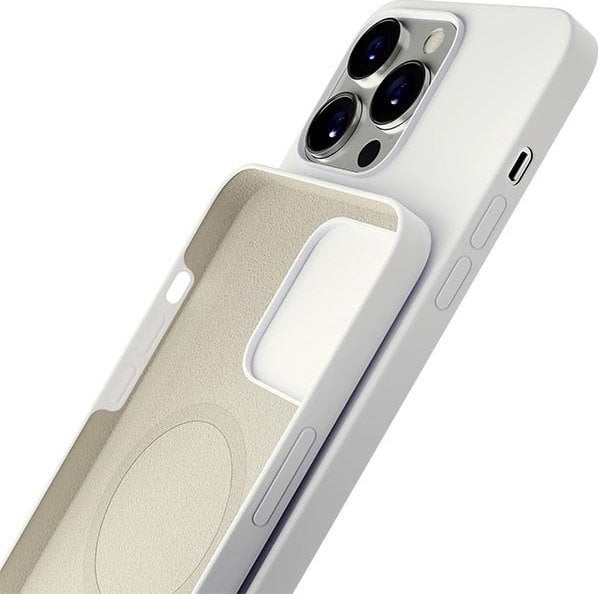 Mbulesë telefoni 3MK Hardy Case, për iPhone 14 Pro Max 6.7", MagSafe, e bardhë