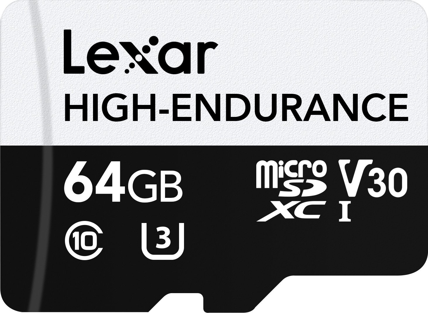 Kartë memorje Lexar High-Endurance MicroSDXC, 64GB, Class 10 UHS-I U3 V30