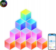 Panele LED inteligjente Govee Glide Hexa Pro, 10 copë, RGBIC, shumëngjyrëshe