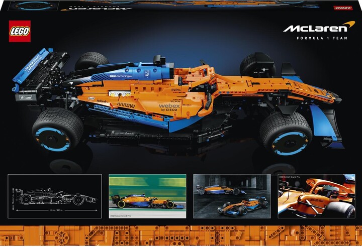 Set LEGO® Technic 42141 McLaren Formula 1 racing car, 1432 pjesë