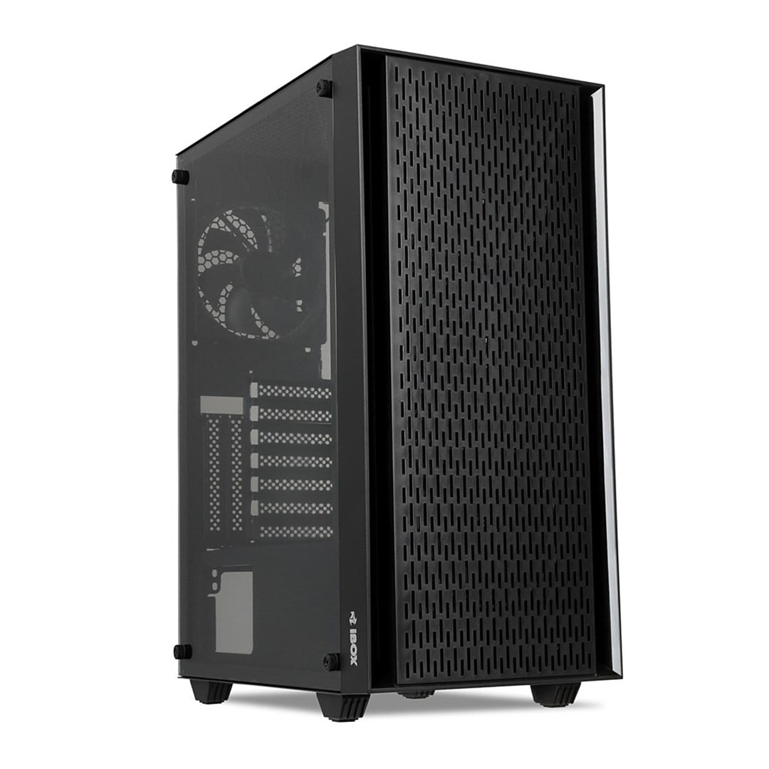 Kase kompjuteri iBOX Cetus OCT 903 RGB, ATX, panel xhami i temperuar, e zezë