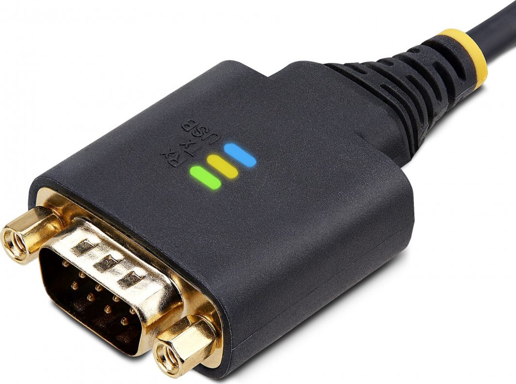 Кабел USB во серија StarTech 3ft 1m, USB A во DB9 RS232, со FTDI, црн