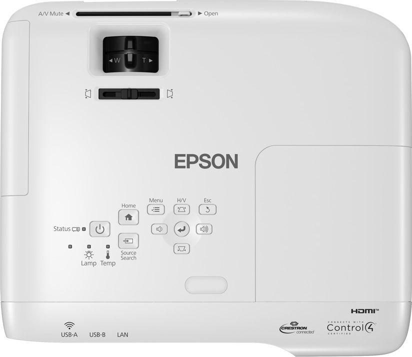 Projektor Epson EB-982W, 1280 x 800px, 4200lm, 3LCD, 230W, i bardhë