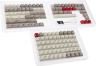 Set tastesh Ducky Vintage, PBT, ANSI US, shumëngjyrëshe
