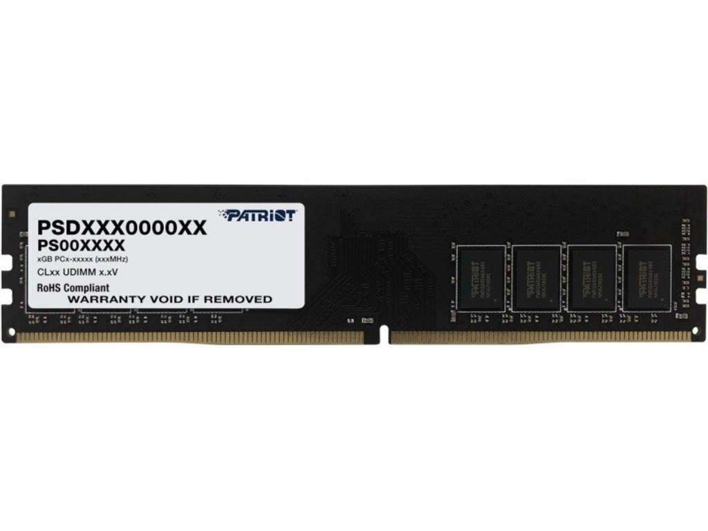 Memorie Patriot DDR4, 8GB, 3200MHz, SODIMM, e zezë