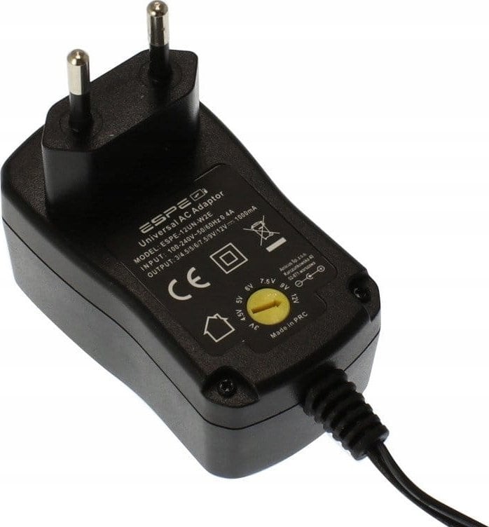 Adaptues universal rryme Qoltec, 3V 12V, 1A, i zi