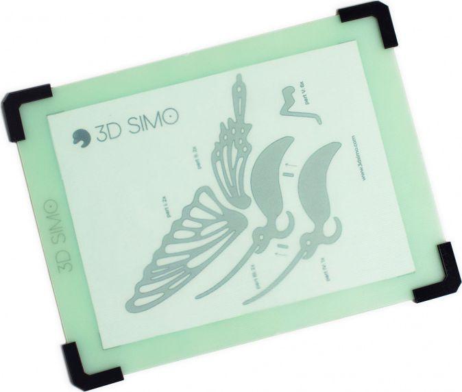 Blloqe vizatimi 3Dsimo për lapsat 3D, 5 copë, të gjelbra