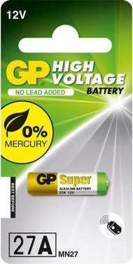 Bateri alkaline GP 27A, 12V, copë e vetme