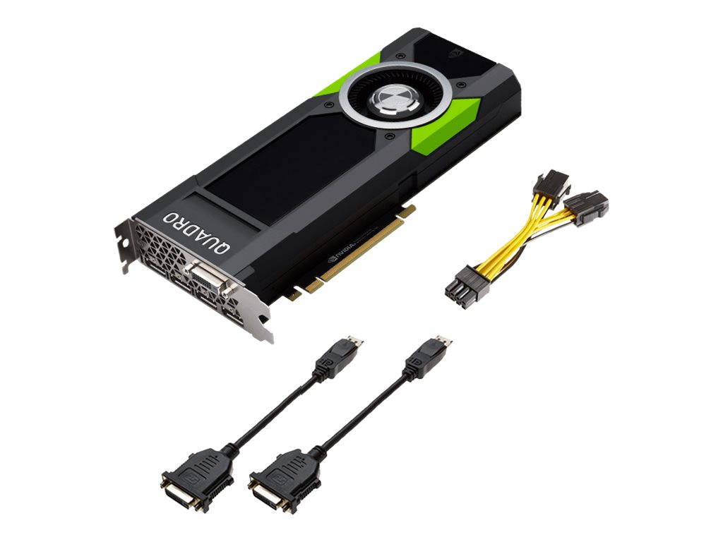 Kartelë grafike NVIDIA Quadro P5000, 16GB GDDR5X, 2560 CUDA, e zezë
