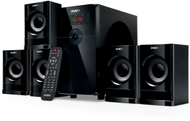 Altoparlantë Sven HT-201, sistem 5.1, 80W, Bluetooth, të zinj