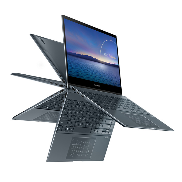 Лаптоп ASUS ZenBook Flip 13 UX363EA-HP555W Hybrid (2in1), 13,3“, Intel Core i5, 16GB RAM, 512GB SSD, Intel Iris Xe Graphics, сива
