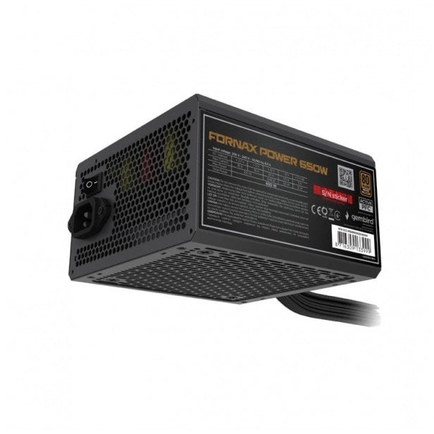 Furnizues energjie PC Gembird 750W, 80+ Bronze, Active PFC, gri