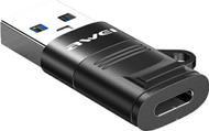 Adapter USB Awei CL-13, USB-C në USB-A 3.0, i zi
