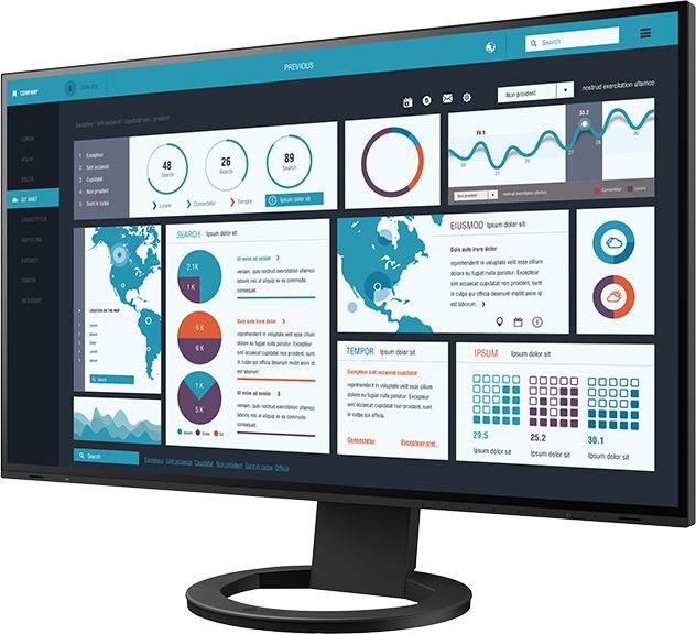Monitor Eizo FlexScan EV2795, 27", USB C, i zi