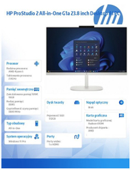 Kompjuter All in One HP ProStudio 2 G2a, Ryzen 5, 23.8", 16GB 512GB, i bardhë